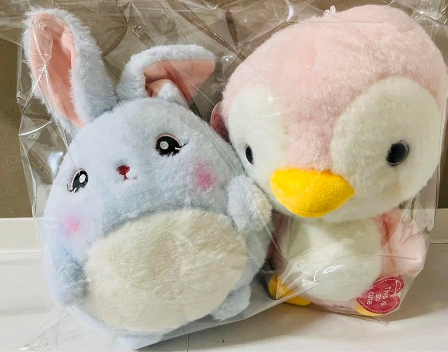 ペンギンウサギぬいぐるみ 約10cm Amazon.co.jp: this is so cute ぬいぐるみ うさぎ ペンギン